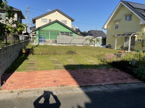 福岡県行橋市の個人住宅にて庭の外構工事を行いました。